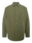 WOOD WOOD - Wwnico Shirt 25441 - Triibulised s&auml;rgid - L