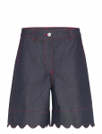 Stella Nova - Unwashed Denim Scallop Shorts - L&uuml;hikesed teksap&uuml;ksid - 40