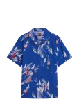 Tommy Jeans - Tjm Reg Aop Co Slub Ss Shirt Ext - L&uuml;hikeste varrukatega s&auml;rgid - L