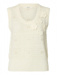 Selected - Slfkarla Sl Knit U-Neck Top - Kootud vestid - XS