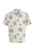 Jack & Jones - Jjalfredo Slub Resort Shirt Ss - L&uuml;hikeste varrukatega s&auml;rgid - XL