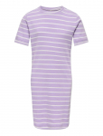 Kids Only - Kogkenya Ss Rib Stripe Dress Jrs - L&uuml;hikeste varrukatega vabaajakleidid - 158-164