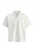 Jack & Jones - Jjebreeze Linen Blend Resort Shirt Ss Sn - Vabaaja s&auml;rgid - XXL