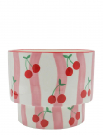 Que Rico - Urtepotteskjuler - Amaya - Cherry Charm - Lillepotid - H17.5CM