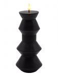 Sirius Home - Nordisk Skulptur, Sille Geometri &Oslash;9X20,5 Cm, Sort - LED-k&uuml;&uuml;nlad - ONE SIZE