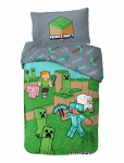 Minecraft - Bed Linen Minecraft Animals & Mobs 140X200 60X63 Cm - Voodipesukomplektid - 140X200.60X63CM