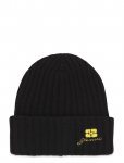 Ganni - Ribbed-Knit Wool Blend Beanie - Kootud m&uuml;tsid - ONE SIZE