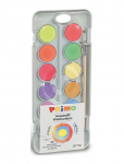 Primo - Watercolour Palette - 12 Pcs M Metallic Neon - V&auml;rvid - ONE SIZE