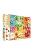 Auzou - Puzzle 24 Pcs - Seek & Find - Colours - Hariduslikud m&otilde;istatused - ONE SIZE