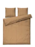 Juna - Soft Bed Linen Caramel/Off-White - Voodipesukomplektid - 200X220;50X60CM
