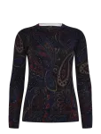 Lauren Ralph Lauren - Paisley Cotton-Modal Sweater - Džemprid - XXL