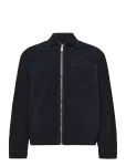 7 For All Mankind - Zip Overshirt Navy - Bomber-jakid - S