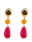 Pipol's Bazaar - Hera Drop Ear Red - Statement k&otilde;rvar&otilde;ngad - ONE SIZE