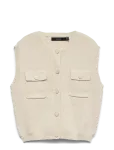 Vero Moda - Vmmilena Sl O-Neck Vest Boo - Kootud vestid - XS