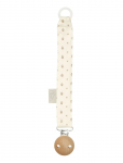 Cam Cam Copenhagen - Pacifier Holder - Gots - Classic Stripes Rose - Lutiketid - ONE SIZE