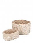 Cam Cam Copenhagen - Quilted Storage Basket, Set Of Two - Ocs - Rowan - Hoiukorvid - ONE SIZE