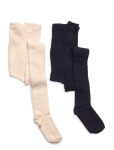 Minymo - Stockings Pointelle (2-Pack) - Sukkp&uuml;ksid - 140/146