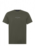 Fred Perry - Embroidered T-Shirt - L&uuml;hikeste varrukatega - S