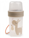 Done By Deer - To Go 2-Way Snackb&oslash;tte L Lalee Sand - Toidukarbid - &Oslash;8X H 16.5CM