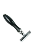 Parker - Parker 111B - Black Resin Handle 3 Piece Safety Razor - Pardlid - ONE SIZE