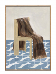 The Poster Club - Tpc X Isabelle Vandeplassche - Chair With Blanket - Gallery Walls - 50X70CM