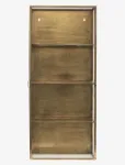 House Doctor - Cabinet, Hdglass, Brass - Kapid - 35X15X80CM