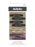 Babyliss Paris - Oval Snap Clips 8Pk - Juukseklambrid - 8 pcs