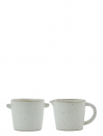 House Doctor - Milk Jar & Sugar Bowl, Hdpion, Grey - Piimakannud - 6X6X5.5CM