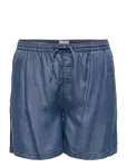 ONLY Carmakoma - Carpema Life Lyocell Dnm Shorts Yok - Vabaaja l&uuml;hikesed p&uuml;ksid - 46