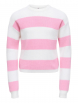 Kids Only - Kogfranca Life Short L/S Stripe Knt Noos - Pulloverid - 158-164