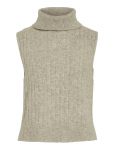Vila - Vibeluna High Neck S/L Knit Vest-Noos - Kootud vestid - XS