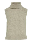 Vila - Vibeluna High Neck S/L Knit Vest-Noos - Kootud vestid - XS