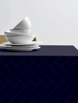 S&ouml;dahl - Dug 140X370 Tiles Damask Indigo - Laudlinad ja linikud - 140X370CM