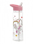 Puckator - Shatterproof 550Ml Water Bottle Enchanted Rainbows Unicorn - S&ouml;&ouml;giaeg - ONE SIZE