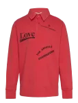THE ANIMALS OBSERVATORY - Eel Kid Polo Shirt Red - Pikkade varrukatega polos&auml;rgid - 10 Y