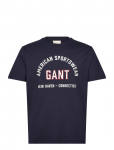 GANT - Printed Graphic Ss T-Shirt - L&uuml;hikeste varrukatega - M
