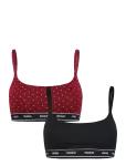 HUGO - Twin Bralette Design - Tugikaarteta rinnahoidjad - L