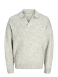 Jack & Jones - Jjsoho Ollie Knit Split Neck Ln - V-kaelusega - L