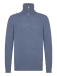 Lindbergh - Lambswool Half Zip Knit Oversize Collar - Poolpika lukuga džemprid - M