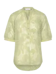 Coster Copenhagen - Transparent Shirt With Flowers - L&uuml;hikeste varrukatega - 44