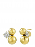 Bud To Rose - Brea Crystal Earring Gold - Needid - ONE SIZE