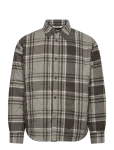 Weekday - Padded Flannel Overshirt Jacket - Pealiss&auml;rgid - XS
