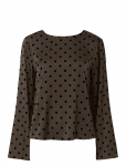 Pieces - Pcjytta Ls Satin Top Wvn D2D - Pikkade varrukatega - XS