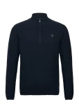 Knowledge Cotton Apparel - Organic Cotton Half Zip Pique Knit - Poolpika lukuga džemprid - XXXL