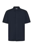 Knowledge Cotton Apparel - Relaxed Seersucker Short Sleeve Shi - L&uuml;hikeste varrukatega s&auml;rgid - M