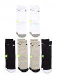 Nike - Nhn 6Pk Nike Smiley Crew - Sokid - 104/110