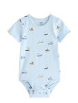 Lindex - Short-Sleeved Bodysuit - L&uuml;hikeste varrukatega - 86