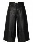 Selected - Slfgigi Hw Leather Culottes - Nahksed retuusid-p&uuml;ksid - 40