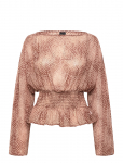 Gina Tricot - Scarf Blouse - Pikkade varrukatega - XL