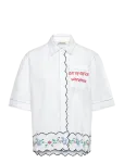 Stella Nova - Coloured Embroidered Oversized Shir - L&uuml;hikeste varrukatega - 38
